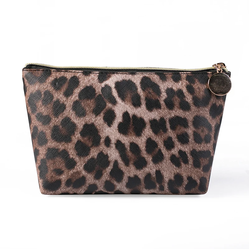 

2020 New Mult-Function Storage Bag Large Capacity Portable Clutch Bag Ladies Leopard Makeup Cosmetic Bag Fashion Popular Bags