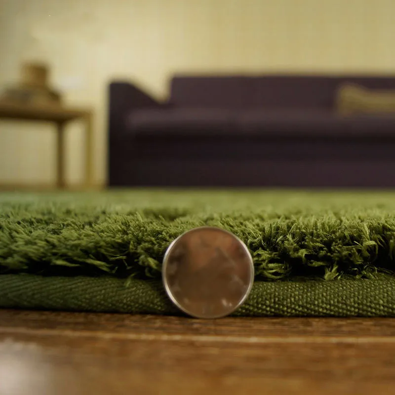 Современный домашний ковер для гостиной большой размер шелковая Толстая кровать