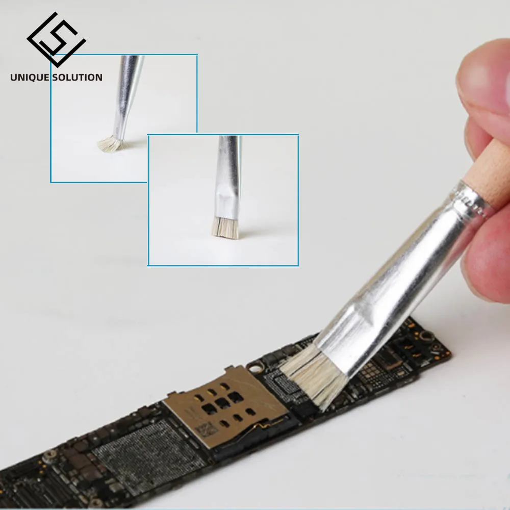 SS-022 паяльная ESD анти-статические Кисть для удаления пыли Мобильный телефон