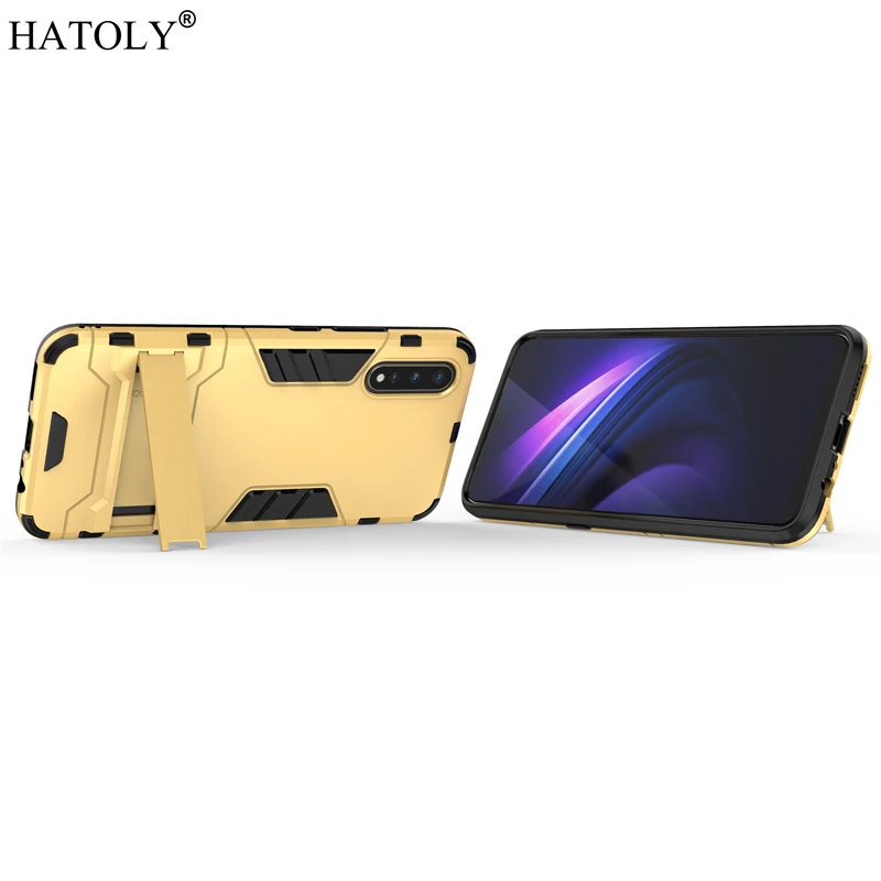 For Vivo iQOO Neo Case Rubber Robot Armor TPU PC Shell Hard Back Phone Cover for Vivo iQOO Neo Protective Case for Vivo iQOO Neo