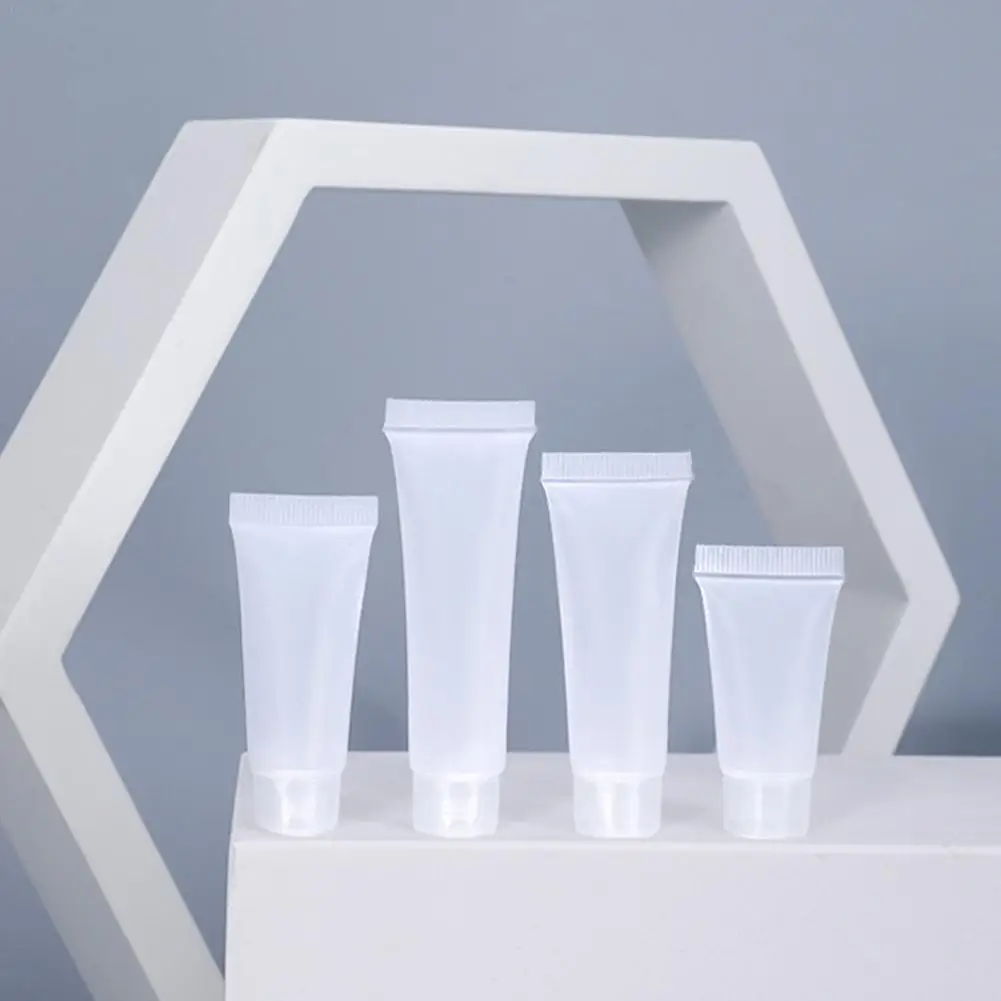 

20ml 30ml 50ml 100ml Clear Plastic Soft Tubes Empty Cosmetic Cream Emulsion Lotion Packaging Containers