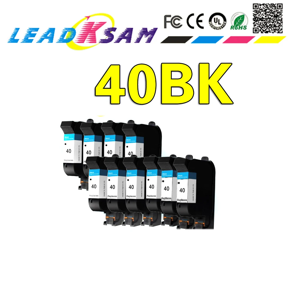 Картридж с черными чернилами 51640A совместимый hp 40 заменяет для принтера hp40 Designjet 230
