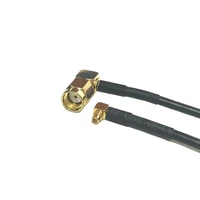 new modem coaxial cable rp sma male plug right angle switch mmcx male plug right angle rg174 cable 20cm 8 adapter rf jumper