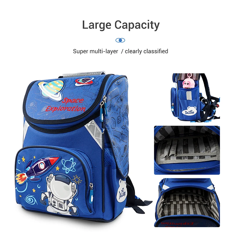 Детские брендовые ортопедические школьные ранцы для мальчиков 1-3 класса От 5 до 9