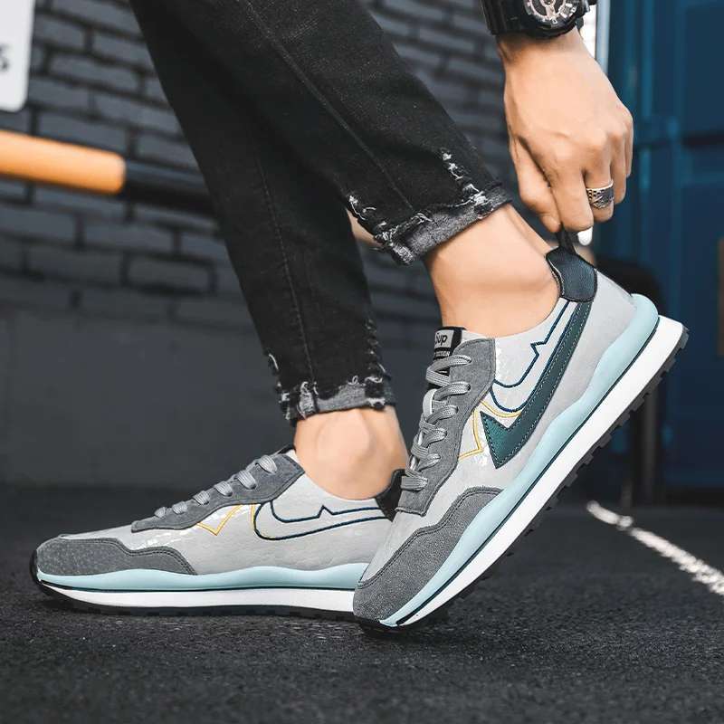 

2021 Men's Casual Sport Shoes Outdoor Fashion Sneakers Leisure Trend All-match Men's Sneakers Non-Slip Tennis Zapatillas Hombre