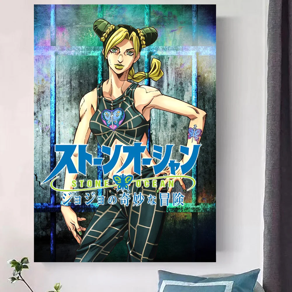 Японские Аниме фигурки плакаты Джоджо невероятные приключения живопись