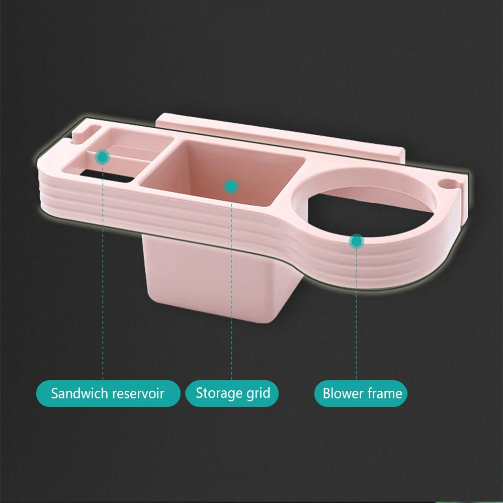 Многофункциональный держатель для фена плойка полка ванной органайзер хранения