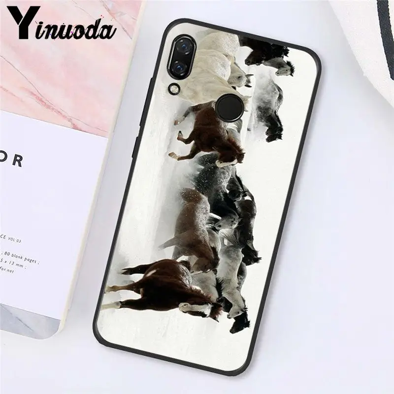 Чехол для телефона Yinuoda с рисунком лошади и животных Xiaomi Redmi8 4X 6A S2 Go Redmi 5 5Plus Note8 Note5 7
