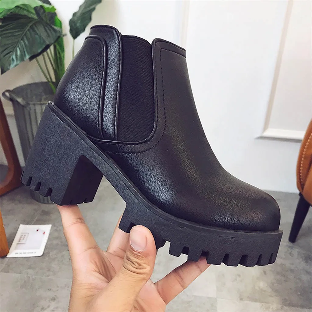 Женские полуботинки повседневные Прочные ботинки в стиле милитари с шипами