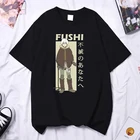 Fushi Графические футболки Fumetsu No Anata E манга Мужская футболка популярная аниме одежда футболки с коротким рукавом для вечности мультяшный Топ