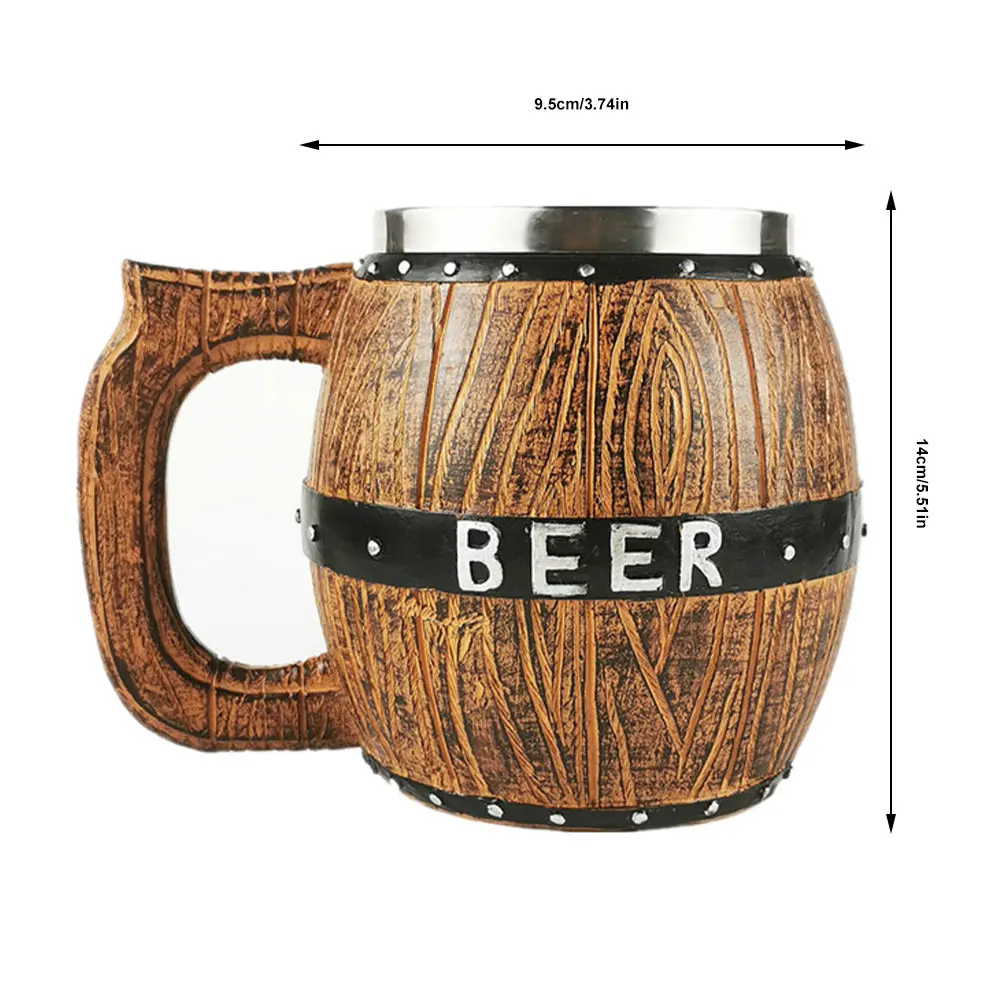 Кружка для пива в стиле дуба 450 мл | Дом и сад