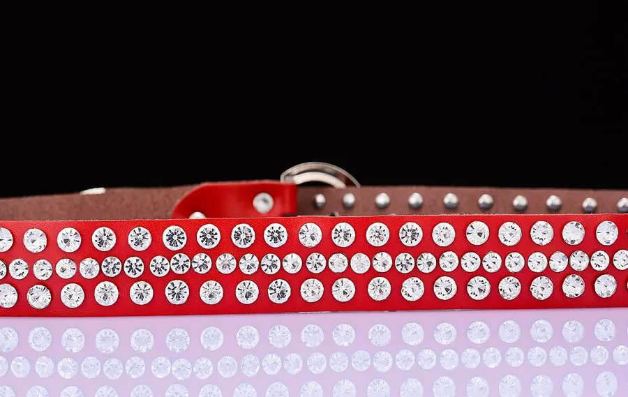 Fashion genuine leather rhinestone belts for women Luxury shining silver ring Pin Buckle belt female jeans strap width 2.8 cm