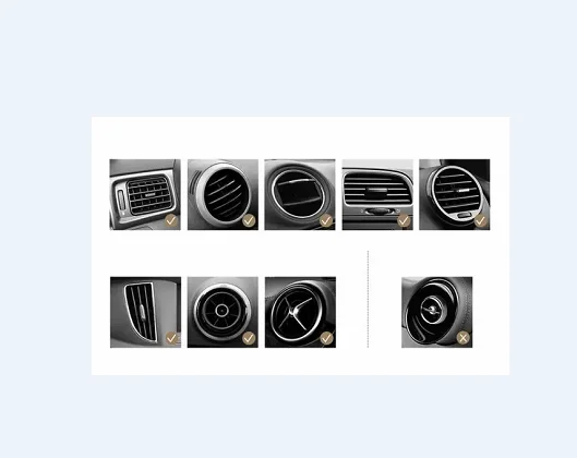 

Metal Phone Holder Car Air Outlet-Holder Mobile Phone Car Navigation Mobile Phone Holder Bracket Support for Volvo XC90 XC60 V40
