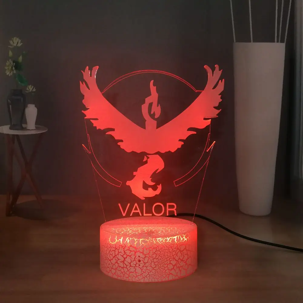 Игрушечные для детей с рисунком из мультфильма настольная лампа Pocket Monster