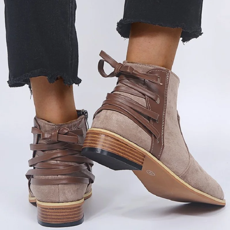 Женский сексуальный стиль hiver léopard imprimé bottes de mode décontracté bottines bas массивные Колечки