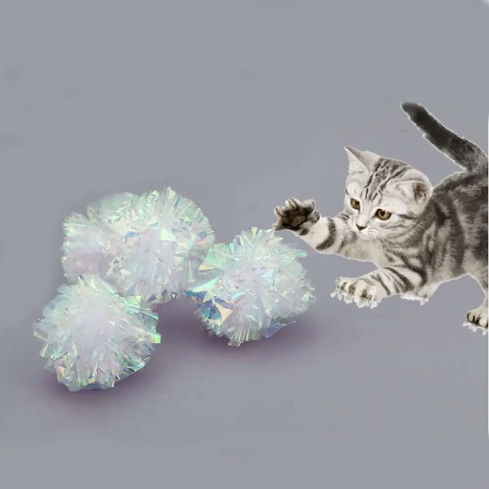 10 ⑤ упак. кольцо для кошки бумажные мячи звук шелеста игрушка котенок игра