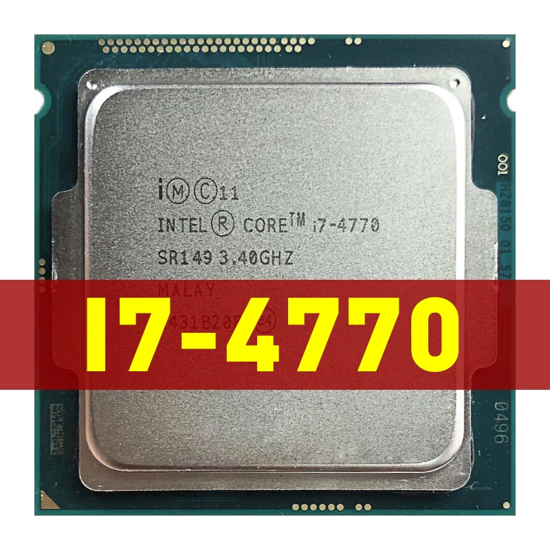 

Процессор Intel Core i7-4770 i7 4770 3,4 ГГц четырехъядерный восьмипоточный ЦПУ 8 Мб 84 Вт LGA 1150
