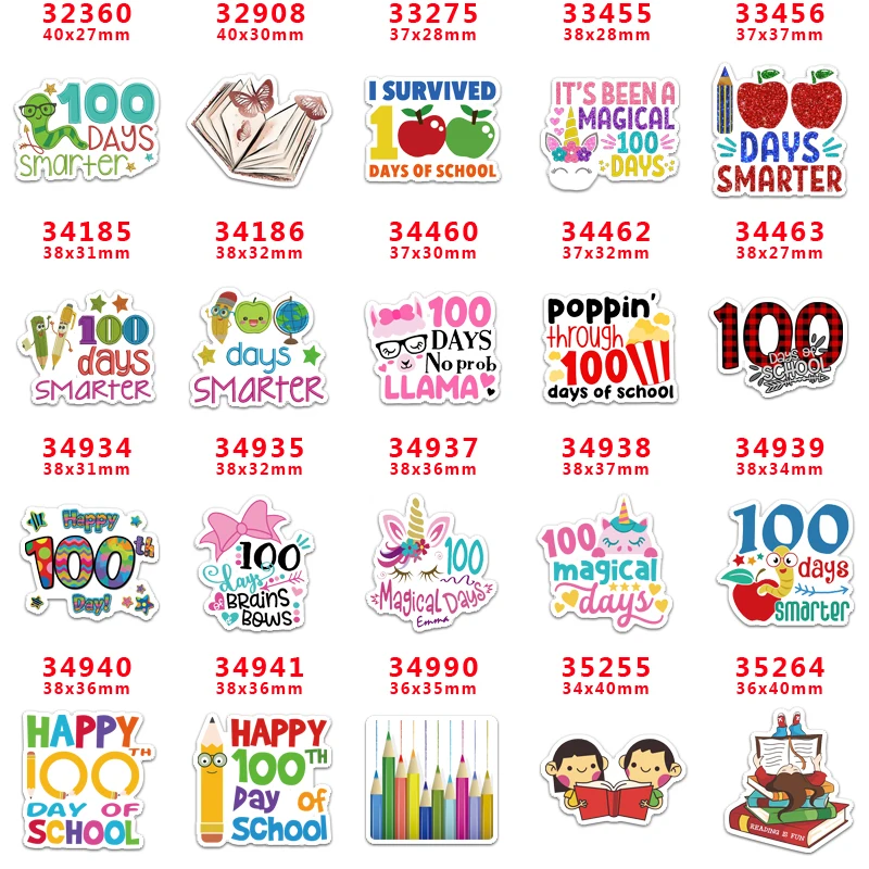 

Принадлежности для рукоделия «сделай сам», аксессуары для шитья, форма из плоских смол с рисунком из мультфильма «назад в школу», 30 шт. PR-32360