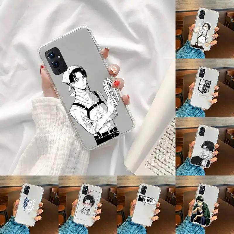 

Attack On Titan Phone Case Transparent For OnePlus 9 8 7 7t 8t Oppo find X3 X2 reno5 Vivo X60 X50 Pro MeiZu 17 16XS