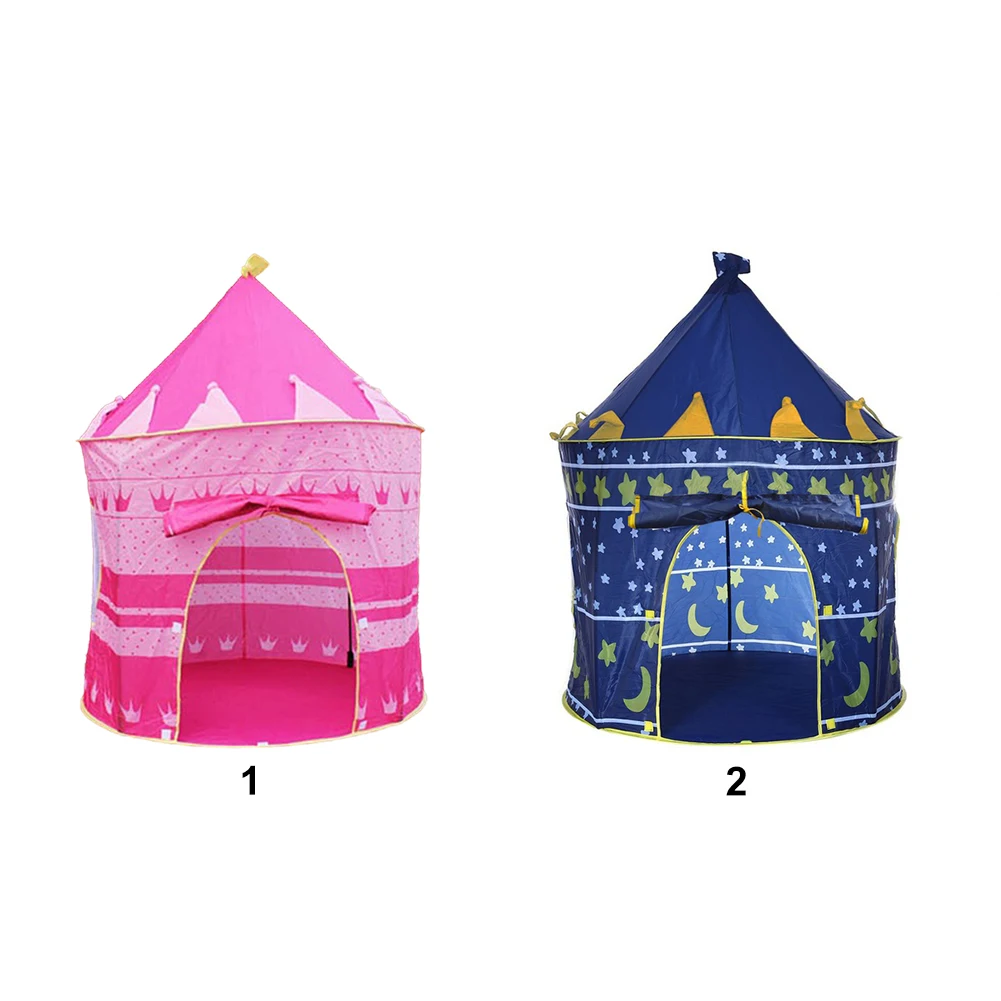 Палатка для игр в форме замка портативная складная палатка Tipi Prince детский уютный