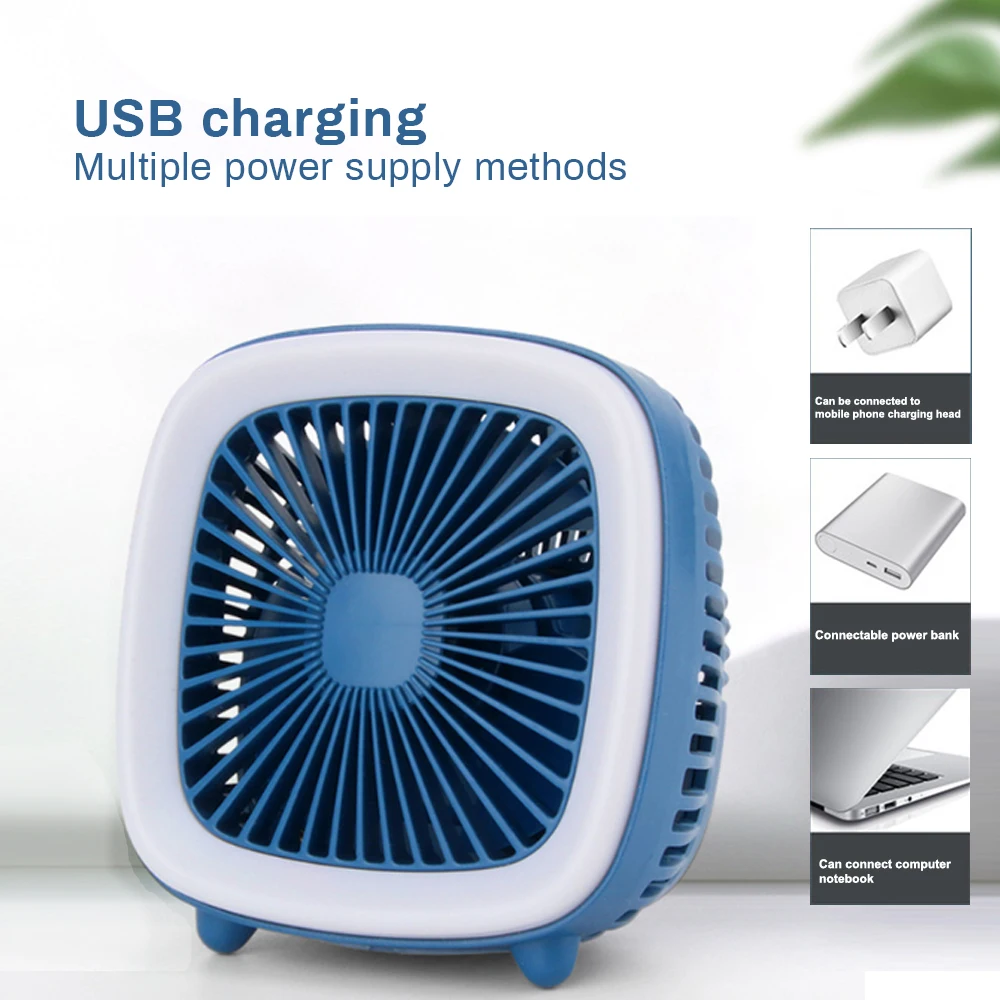 Летний кулер портативный вентилятор ручной USB перезаряжаемый Мини Складной для