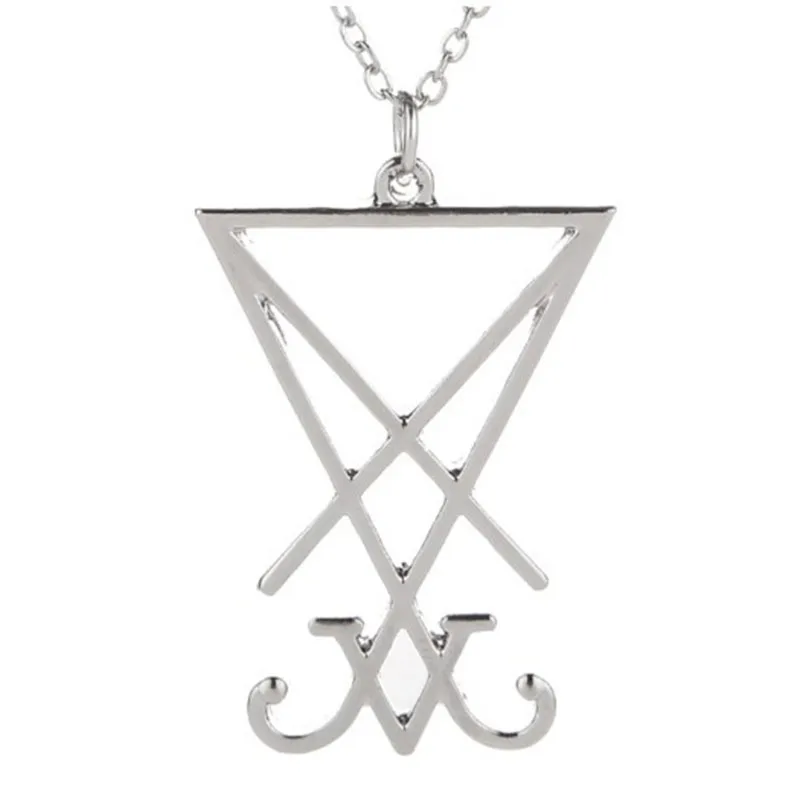 Ожерелье с металлической подвеской печать Люцифера сатана сигил бапхомет