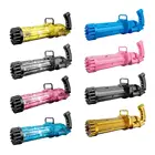 15,5 дюймовый новый дизайн, машина для создания пузырьков Gatling, игрушка для создания пузырьков с 21 отверстием, игрушка, автоматическая летняя мыльная вода, пузырьки, игрушки