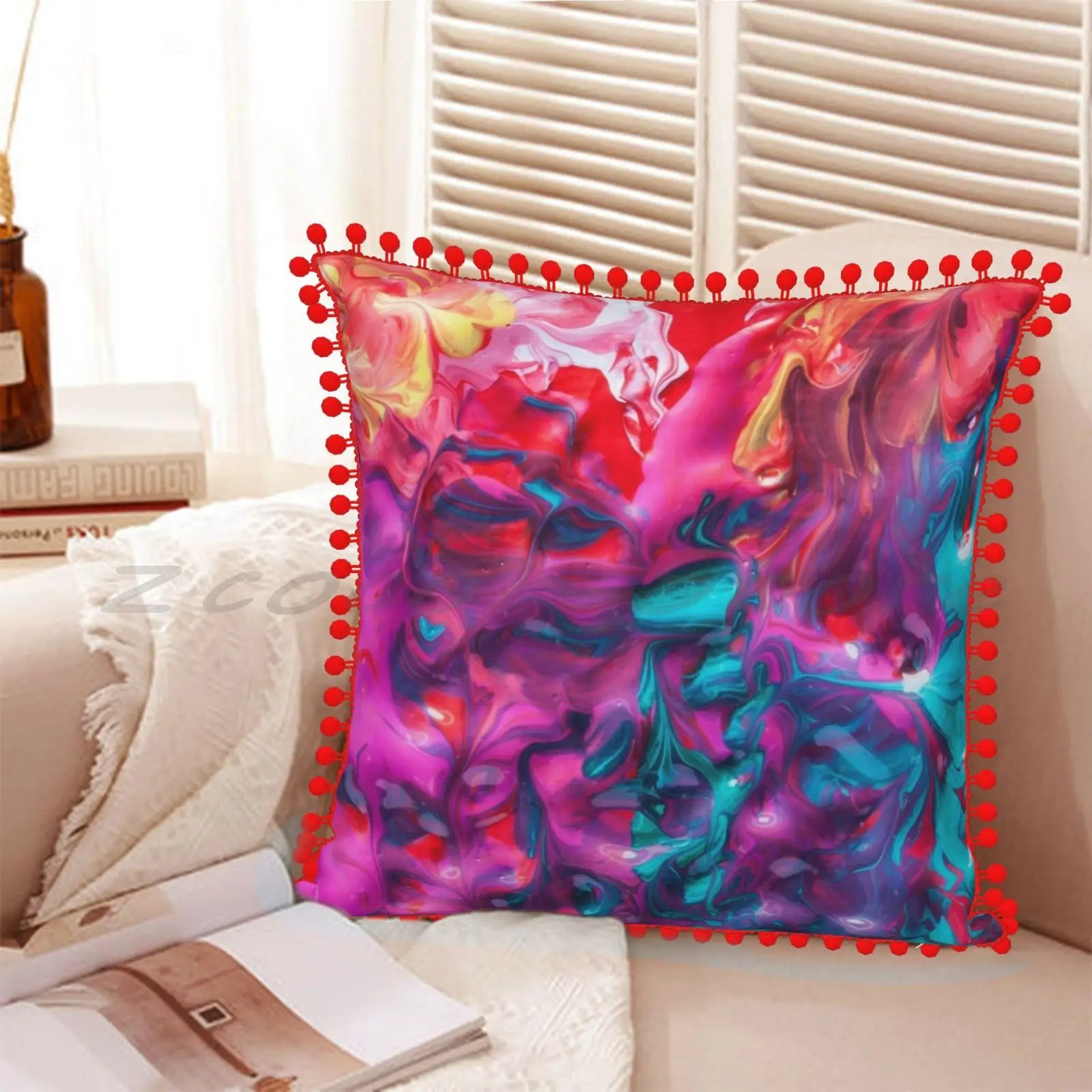 Толстая Радуга красочная глубокая Китайская морская котировка Aqua оранжевый