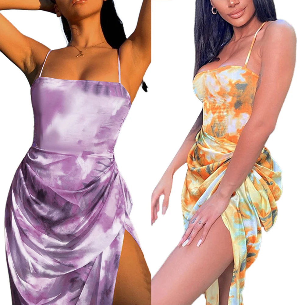 

2020 New Arrival Sexy Women Bandage Bodycon Sundress Strappy Backless Pencil Mini Dress