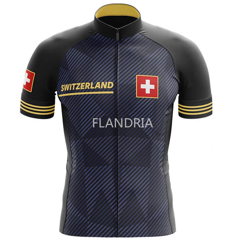 Летние желтые швейцарские майки для велоспорта рубашки с коротким рукавом