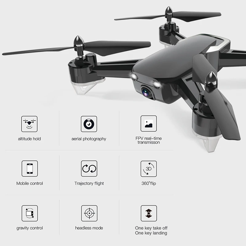 RC Drone Quadcopter 2-мегапиксельная WIFI FPV камера вертолет долгое время полета