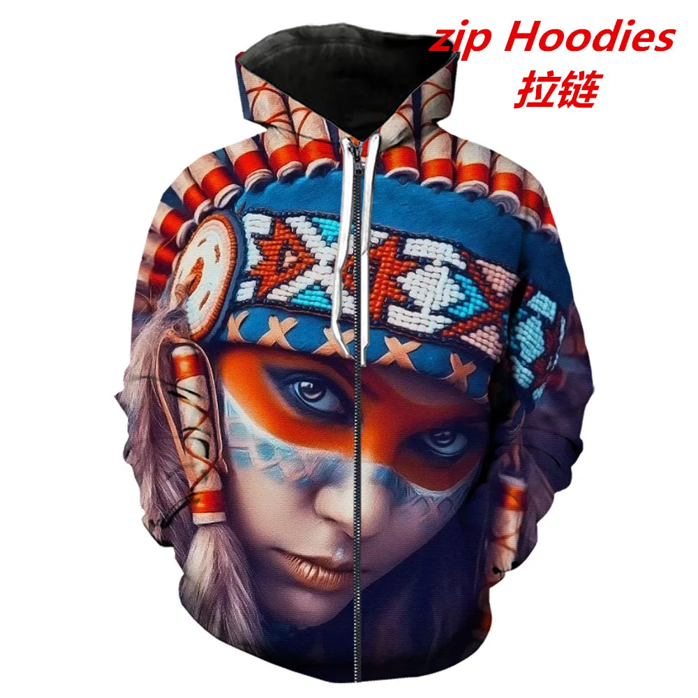 

New Native Indian 3D Hoodies/sweatshirts Tee Men Women New Fashion Hooded winter Autumn Long Sleeve Pullover Tops 9465