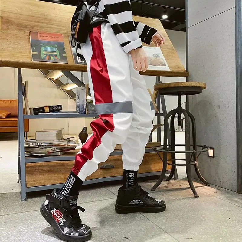 2019 мужские свободные штаны для бега в стиле хип-хоп шаровары мужская спортивная