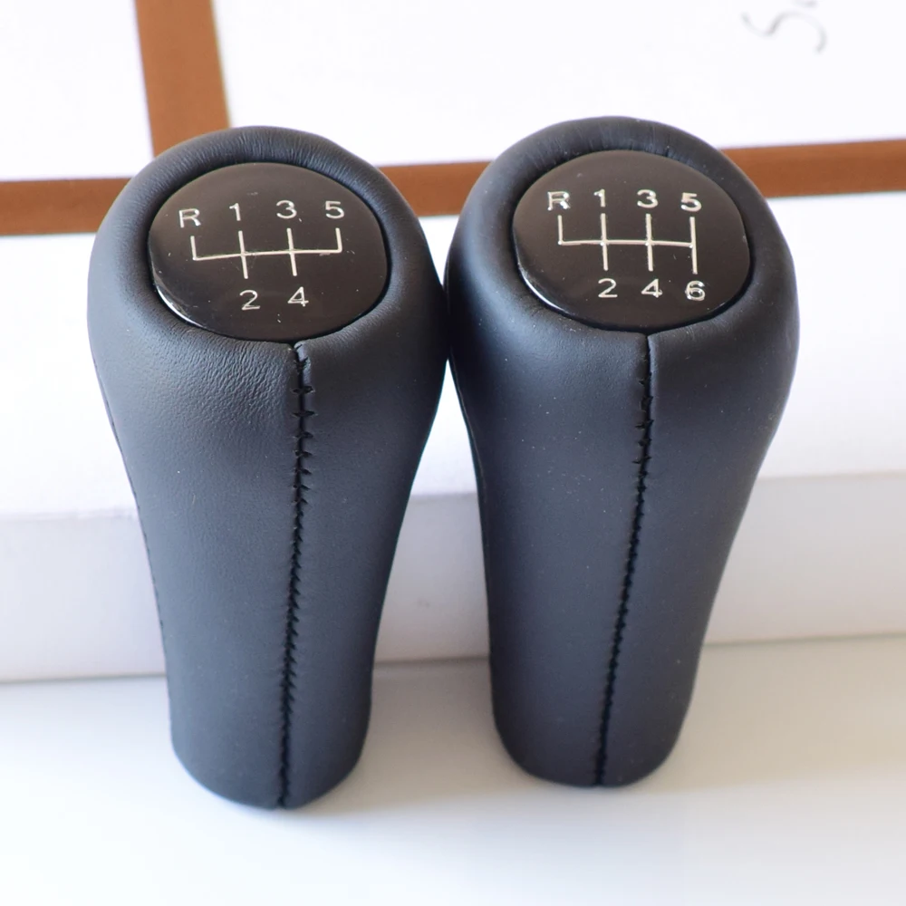 

High quality Leather ABS Car 5 6 Speed Gear Shift Knob For BMW X1 E84 For BMW X3 E83 F25/X4 F26/BMW X5 E53/BMW X6