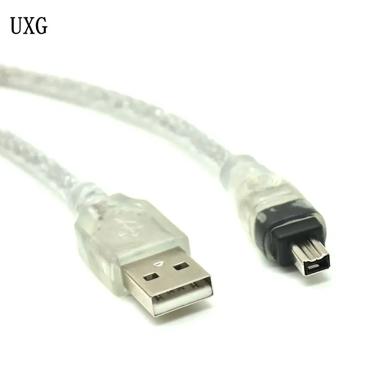 4 фута 120 см USB штекер к Firewire IEEE 1394 контактный адаптера iLink шнур firewire кабель для SONY DCR
