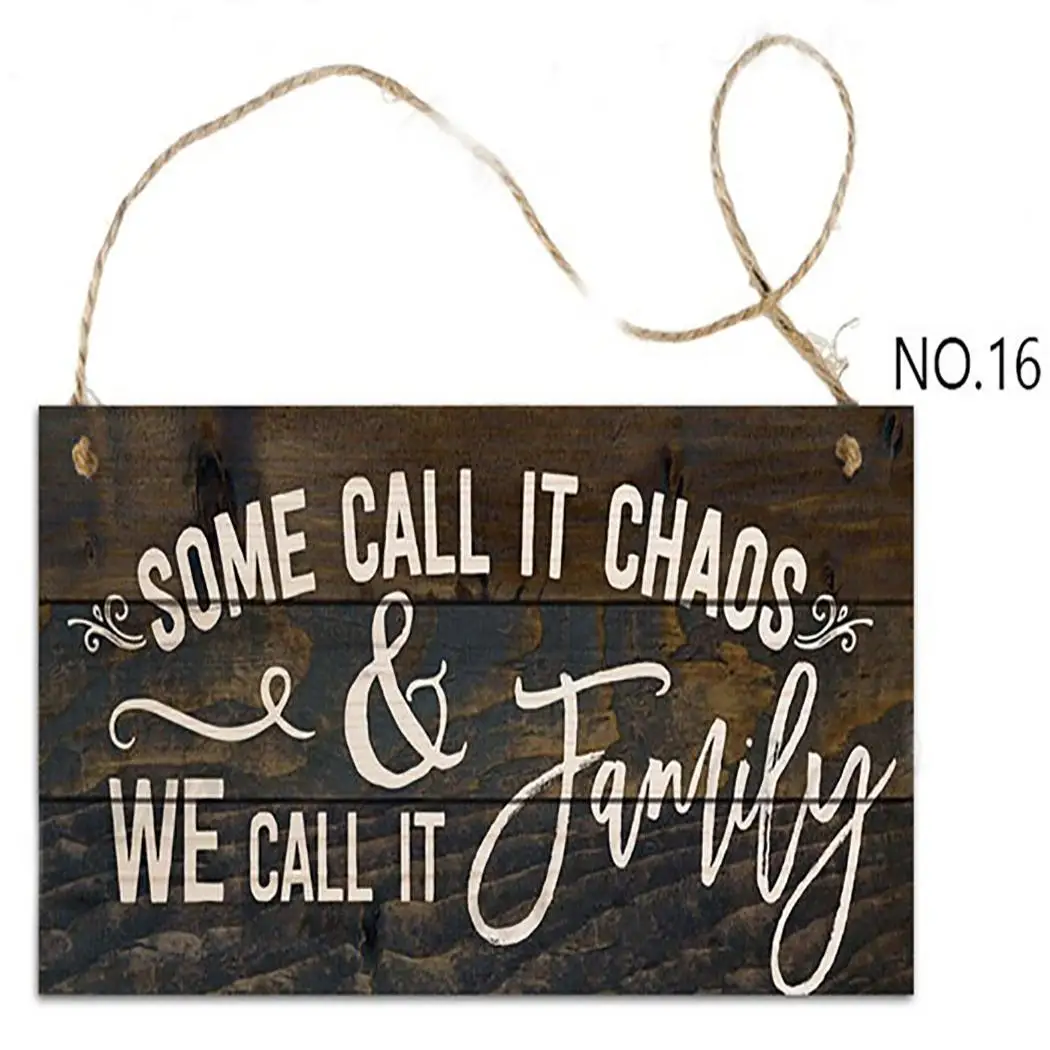 Practical Letter Print Wood Hanging Home Type-1-Type 16 Signs As Picture Decoration New Year Decor Navidad decoration | Дом и сад