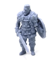 124 75mm 132 56mm 118 100mm resin model kits male warrior sculpture figure unpainted no color rw 134