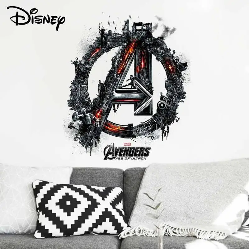 Disney 2020 новые модные Мультяшные наклейки Новые Мстители 2 Эра диванные Декорации