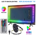 Светодиодная подсветильник ка для телевизора RGB 5050, светодиодная Светильник с пультом дистанционного управления для комнаты, спальни, телевизора, кухни, украшения стола
