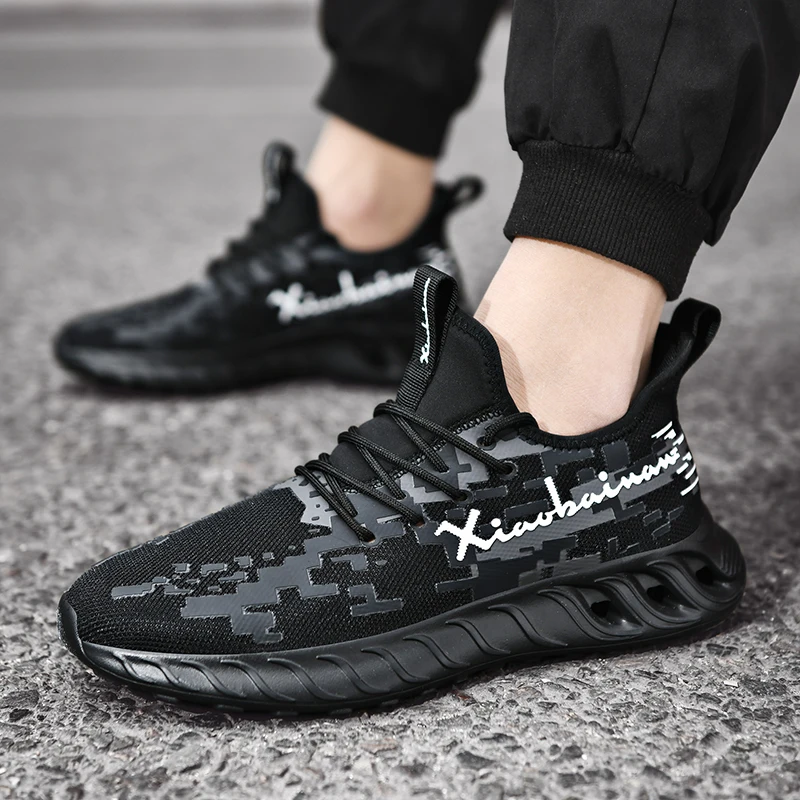 

Men's Shoes Sports Shoes Men's Running Shoes Summer Wear-resistant Casual Sports White Shoes Fashion Mesh Shoes Men