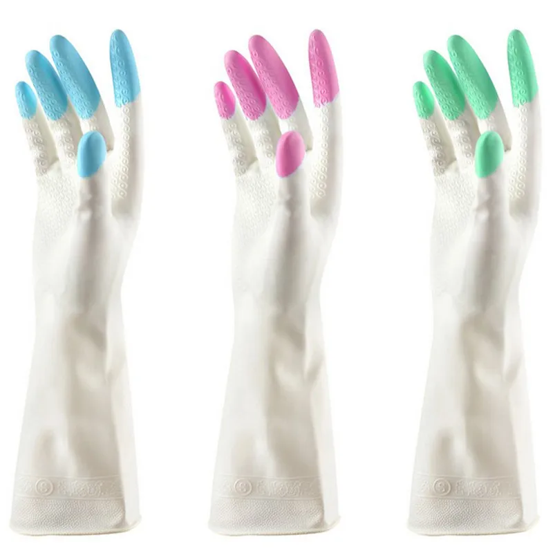 

Резиновые перчатки для мытья посуды, тонкие водонепроницаемые латексные перчатки для уборки дома и кухни