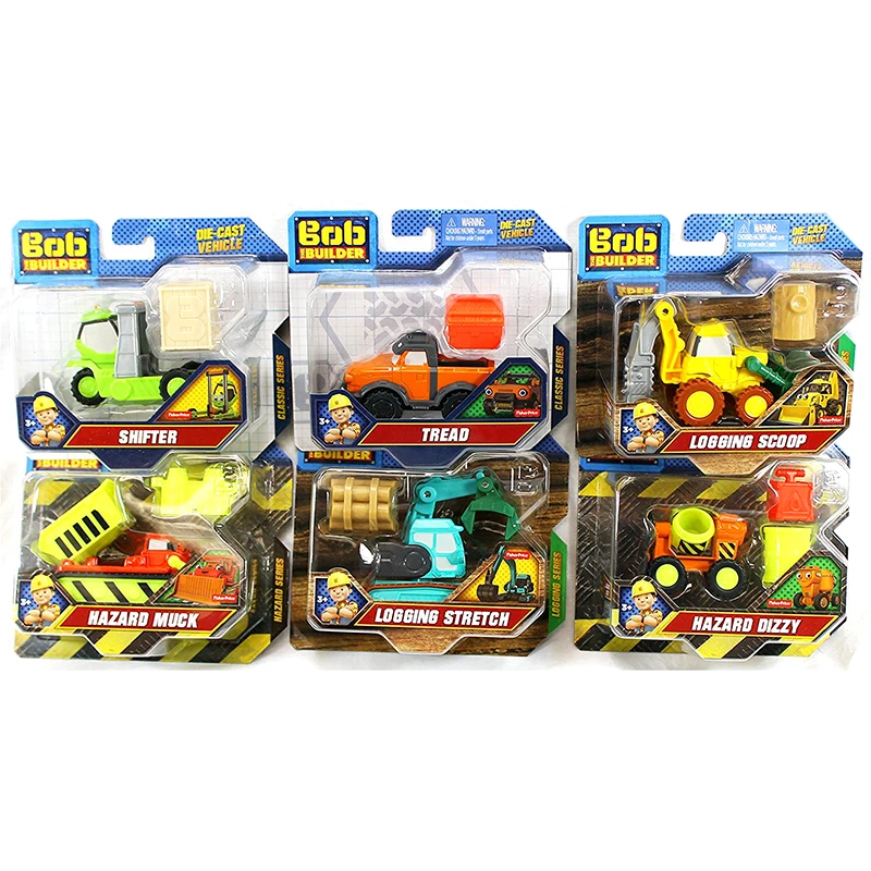 

1pcs 15cm gift box package Bob the builder truck figure toy hard PVC kids play house toy