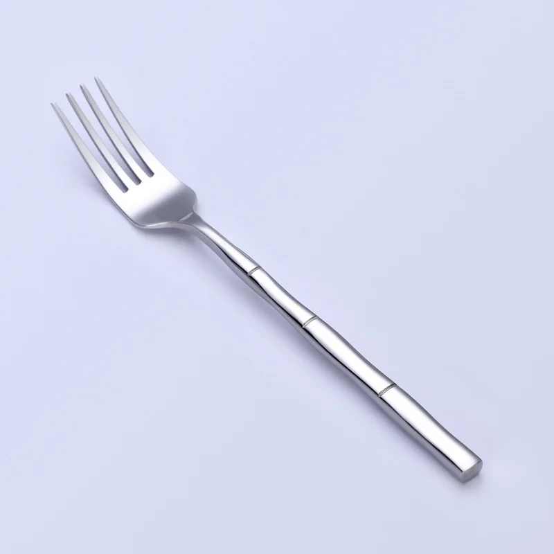 24 комплект столовых приборов из бамбука Стиль тяжелая ручка низкая цена