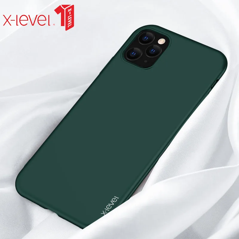 Чехол X Level для iPhone 11 минималистичный тонкий мягкий матовый чехол из ТПУ Pro Max iP