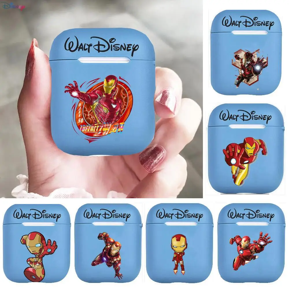 

Disney Superhero Iron ManPattern Case for Airpods Pro 1/2 Cover Protective Earphone Cases Headphones Funda Protective For Airpod