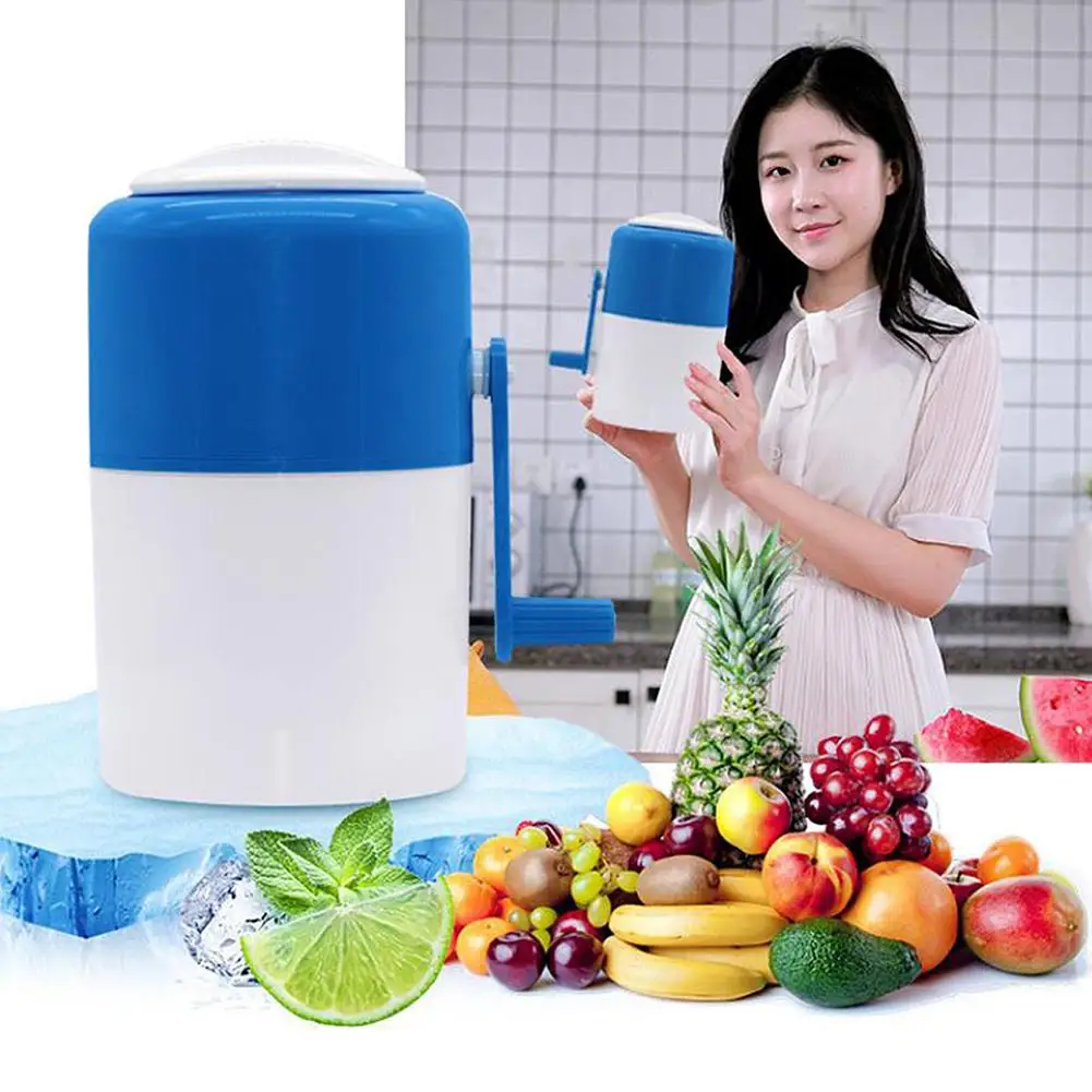 

Portable Manual Ice Shaver Maker Crusher Chopper Crush Machine Hand Kitchen Tool