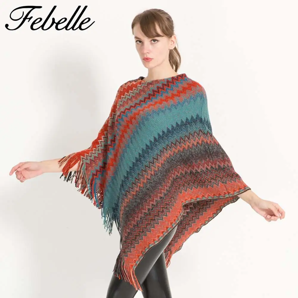 Febelle женская мода зимний кашемировый шарф шаль свободные комплекты летучая мышь