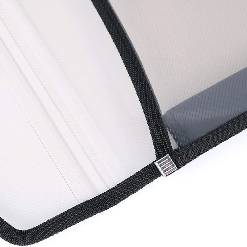 

A4 Folder Poly Pockets Envelope,6 Pack File Folders with Button Closure, Waterproof Transparent Document Folder