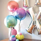 22 дюйма градиентный цветной фольги, Радужный шар для украшения дня рождения, свадьбы, вечеринки, 4D диско, гелиевые шары, детский душ, реквизит для фотосессии