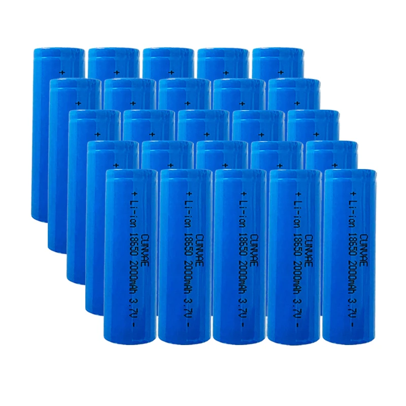 

Литиевые аккумуляторы INR18650 20R, 18650, 2000 мАч, 25 шт.